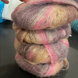 Queensland caracara mohair blend yarn